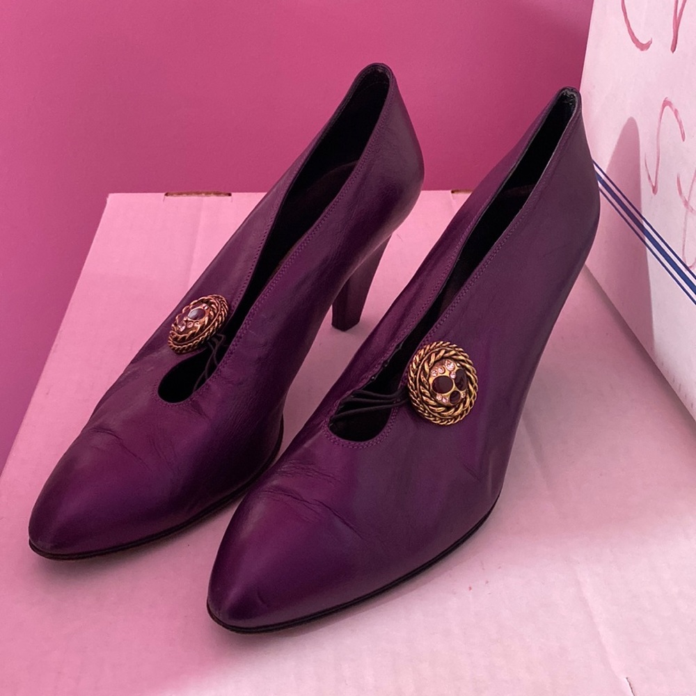 Purple shoes ‘80’s